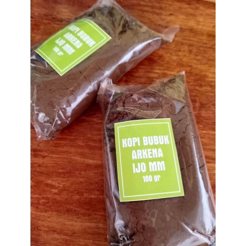 

Kopi bubuk arkena (hijau) Murmer 100% kopi asli