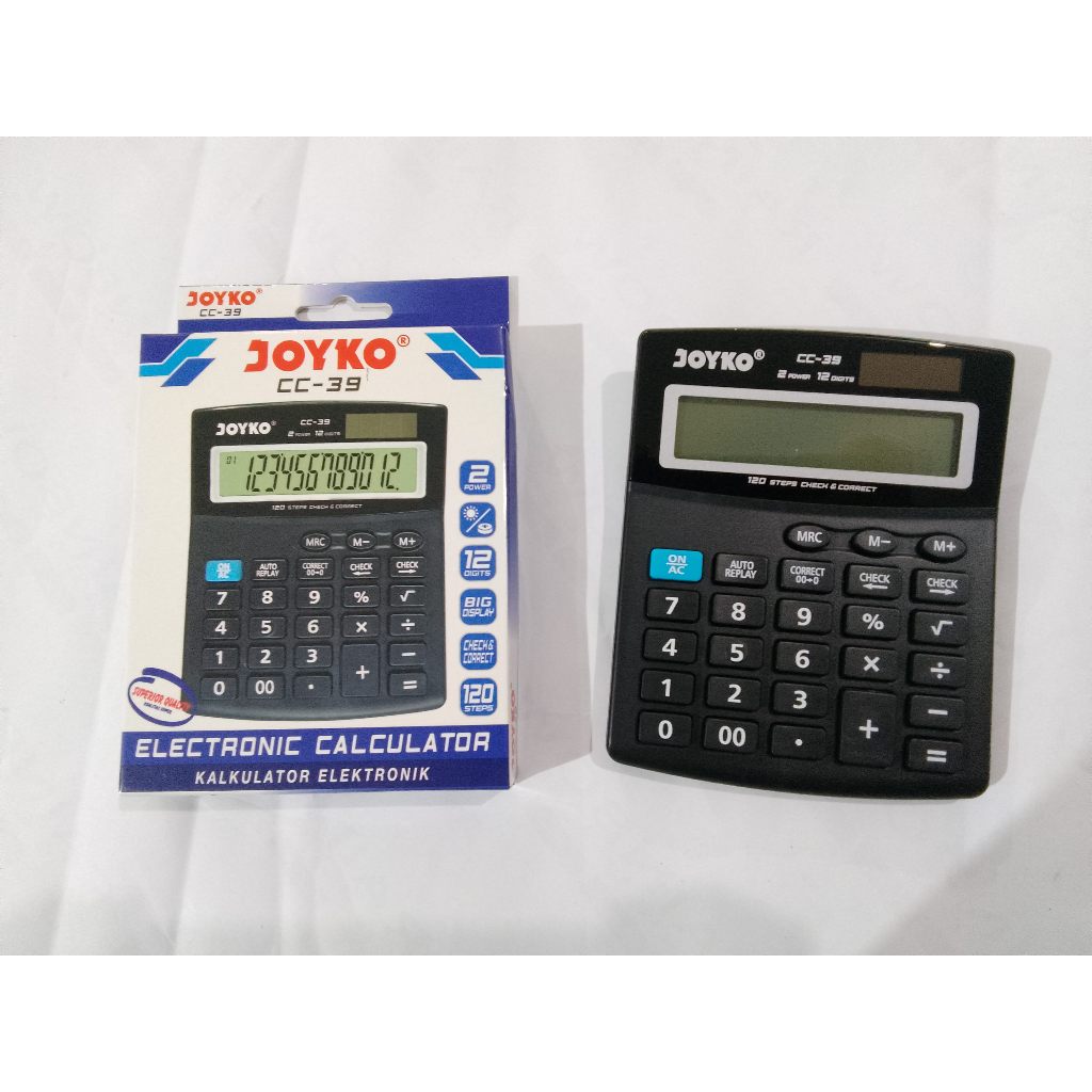 

Calculator / Kalkulator Joyko CC-39 12 Digits Check & Correct