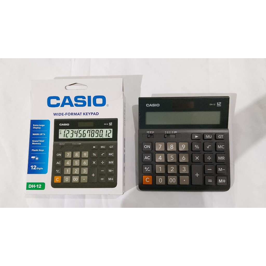 

Calculator / Kalkulator CASIO DH-12-BK 12 Digits