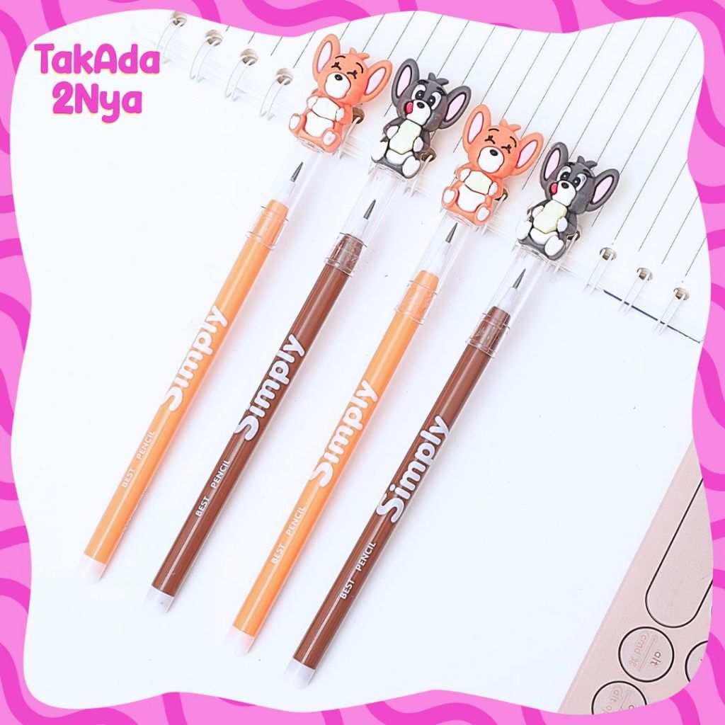 

Pensil Susun / Peluru Tom & Jerry Lantu Bensia Bisa Refill Isi Benzia Pencil Refil Pensil tumpuk