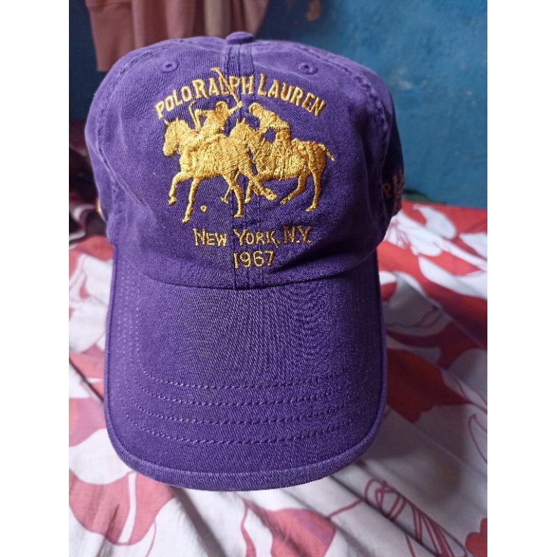 Topi Polo Ralph Lauren bordir ori vintage langka