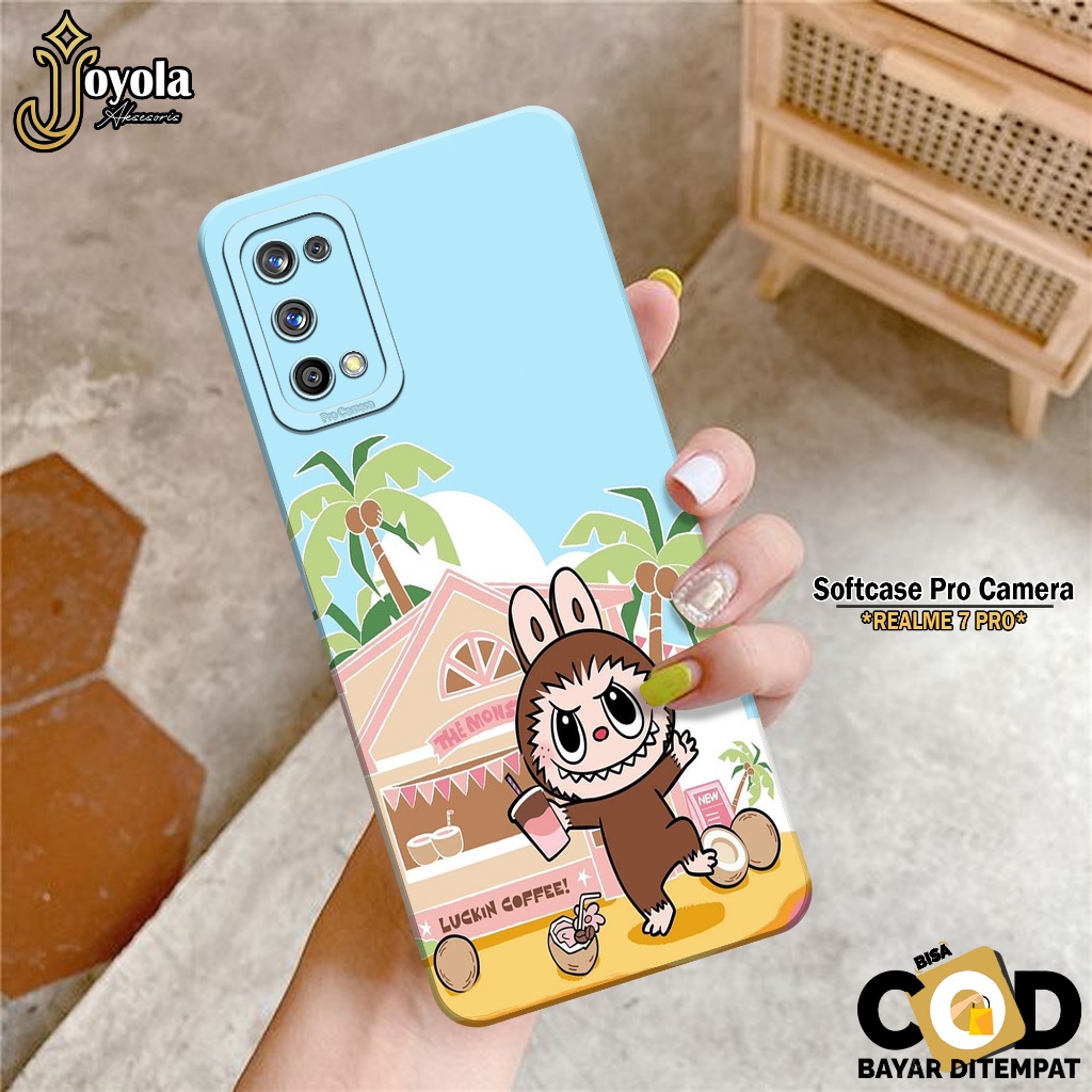 JOYOLA Case REALME 7 PRO - Fashion Case Kartun - Softcase REALME 7 PRO - Pro Camera - Casing REALME 