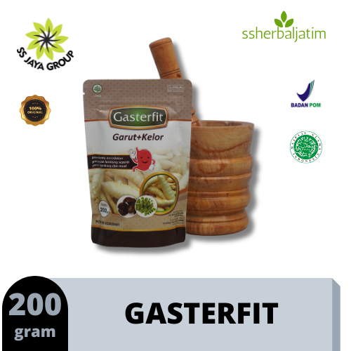 GASTERFIT 100% HERBAL Asli Original SS Jaya Herbal Group Kombinasi Pati Garut dan Spirullina Pilihan
