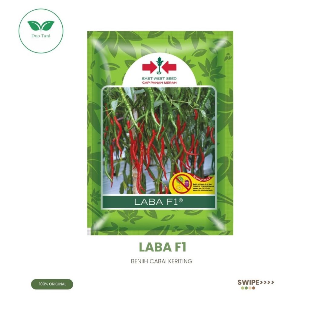 Benih Cabai Keriting Cap Panah Merah Laba F1 1750 Butir