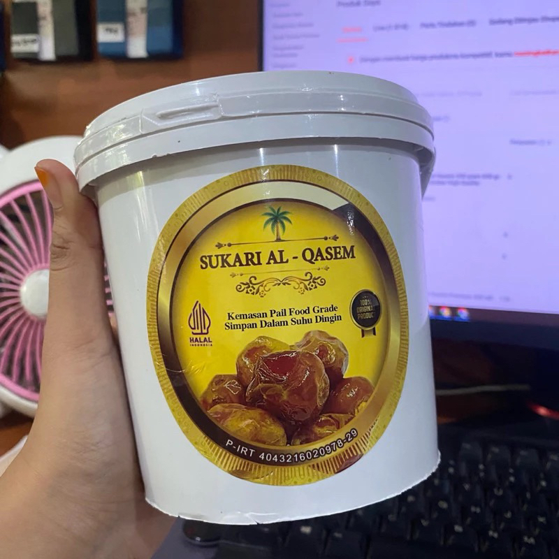 

NY Kurma Sukari Al Qasem 500 gram 850 gram | Kurma Sukari Ember High Quality