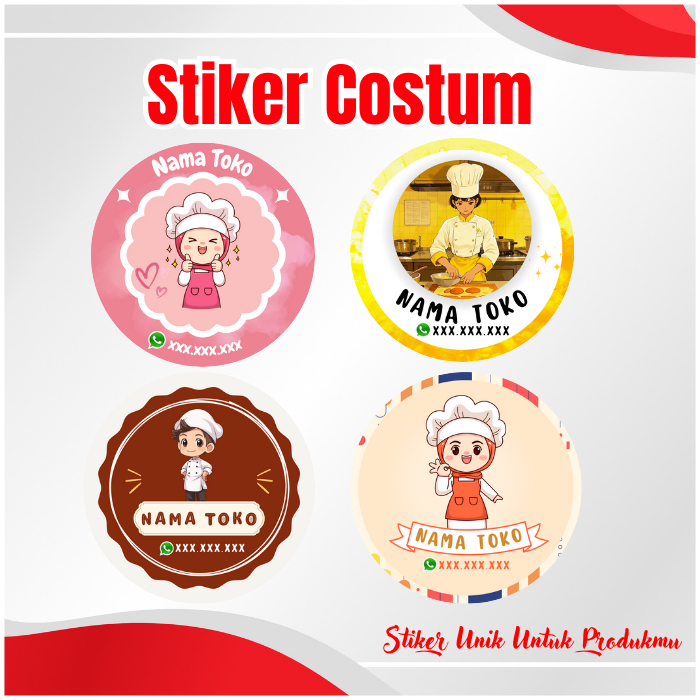 

STIKER / CETAK STIKER COSTUM / STIKER COSTUM NAMA TOKO / STICKER / STICKER COSTUM / STIKER NAMA / STIKER LOGO / LABEL / STIKER LEBEL / STIKER LABEL