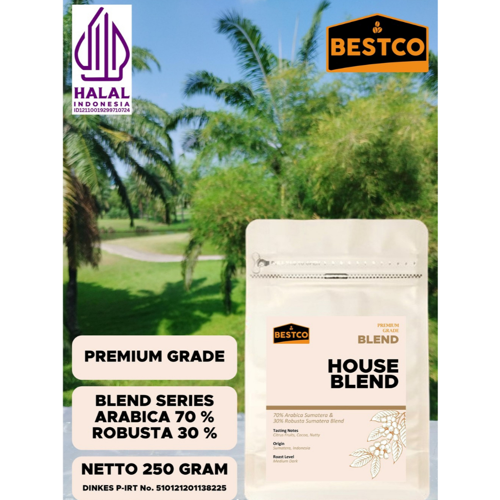 

Kopi Bestco Premium House Blend 250 gr