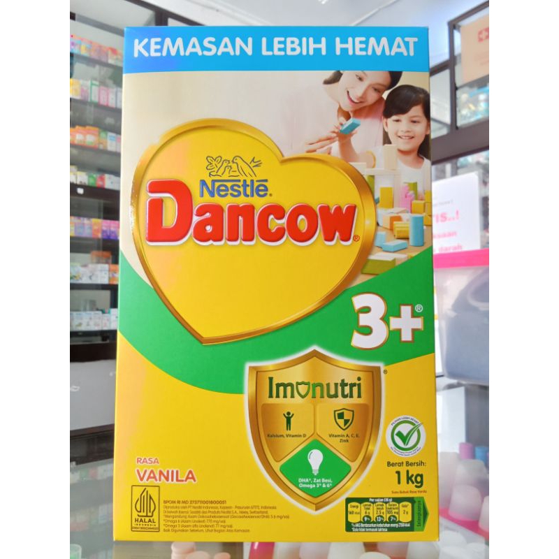 

Dancow 3+ Vanilla ukuran 1kg