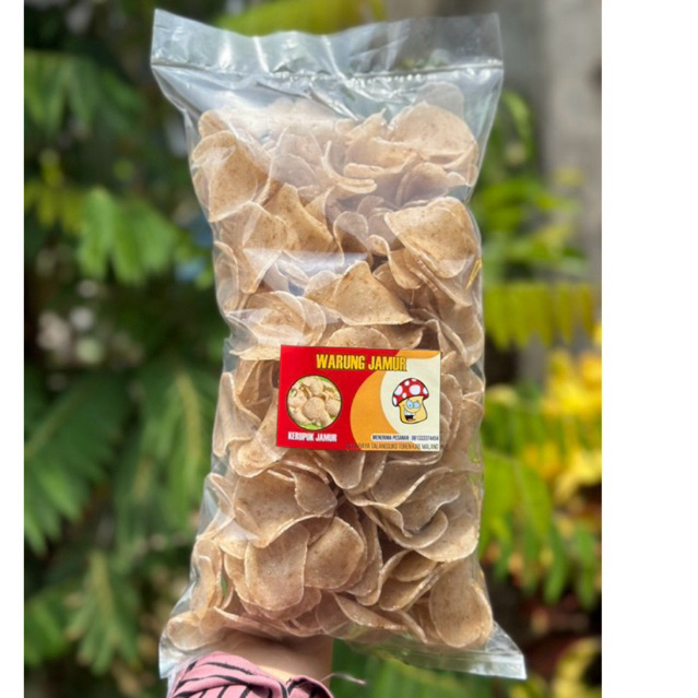 

kerupuk jamur jajan keripik kerecek