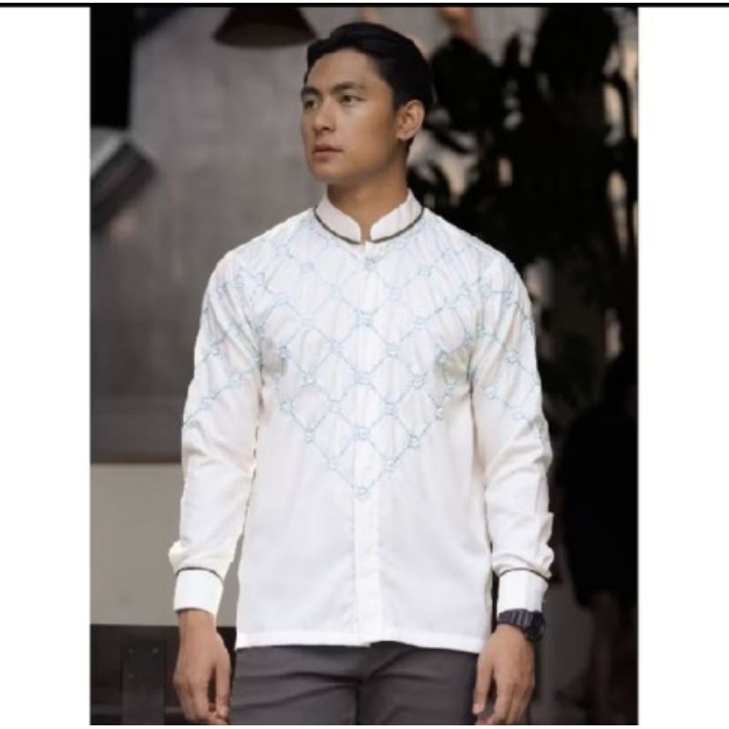 Kemeja Bordir Pria NUC.ID Umar (BW)