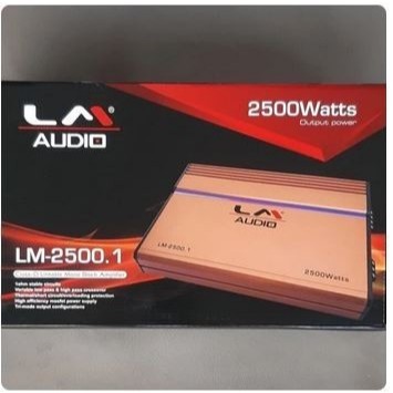 POWER MONOBLOCK LM AUDIO LM 2500.1 / MONOBLOK LM AUDIO LM 2500.1 / 2500 1 CLASS D RESMI