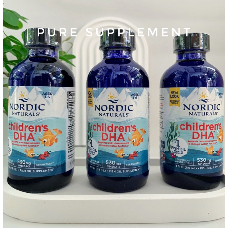 Nordic Naturals Children's DHA 119ml 237ml FREE SENDOK TAKAR Baby DHA 60ml