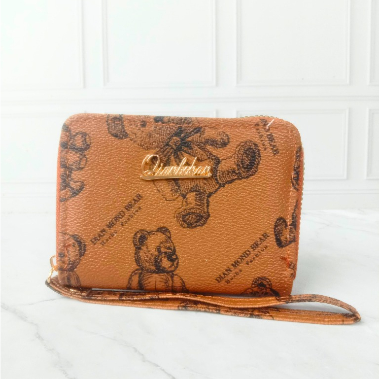 LAKUSO Dompet Resleting Satu Kecil Motives Dompet Pendek Murah Wanita #QBH-68-49