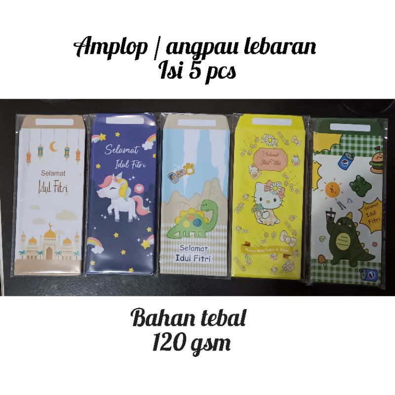 

amplop lebaran murah isi 5 pcs