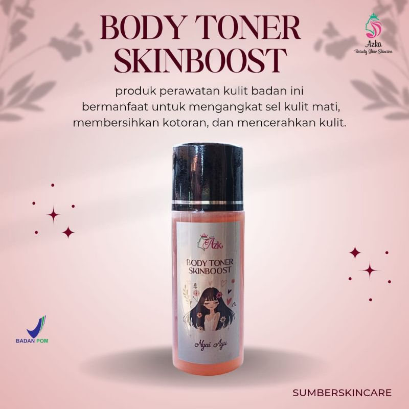 (COD) BODY TONER SKINBOOSTER NYAI AYU - TONER BADAN HITAM STRONG AMPUH MENGHILANGKAN BEKAS LUKA - TO