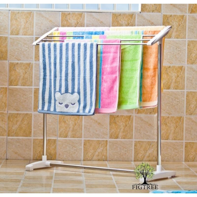 02 RAK HANDUK GANTUNGAN HANDUK JEMURAN HANDUK BERDIRI