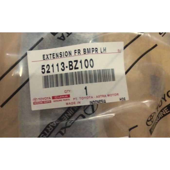 Moulding Bumper Depan Kiri Rush 2018