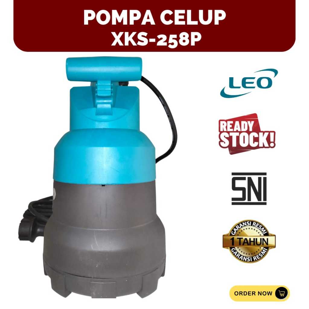Pompa Air Celup Otomatis Leo Pump XKS 258 P