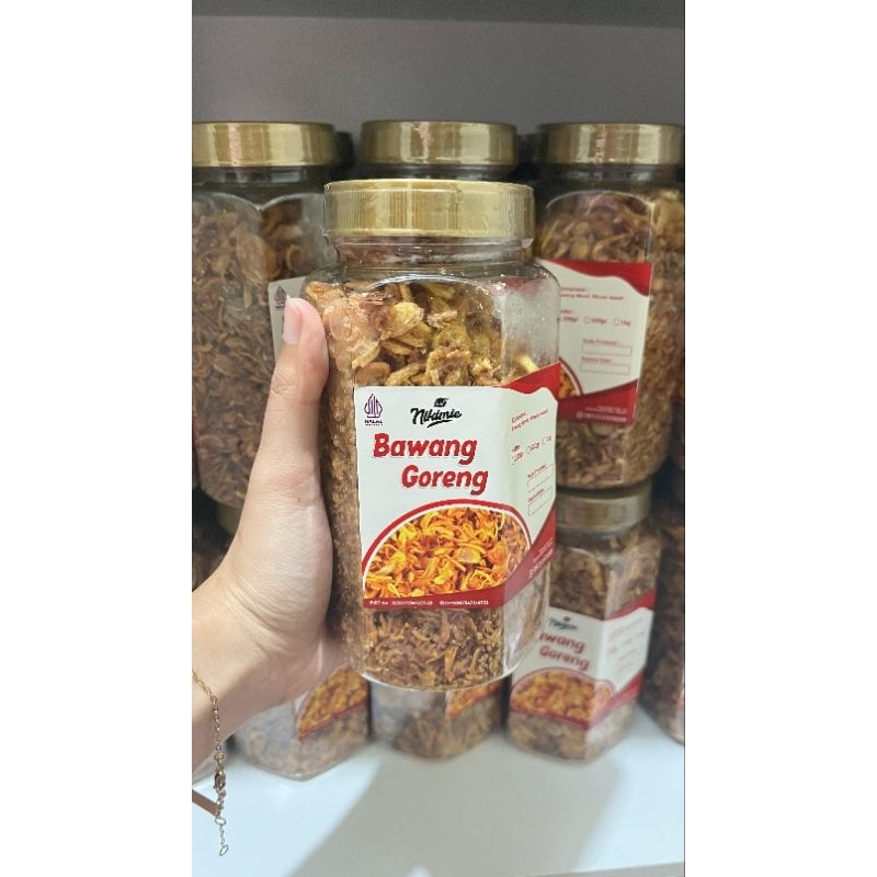 

BAWANG GORENG KRESS ASLI TANPA TEPUNG LOKAL HALAL MUI BALIKPAPAN