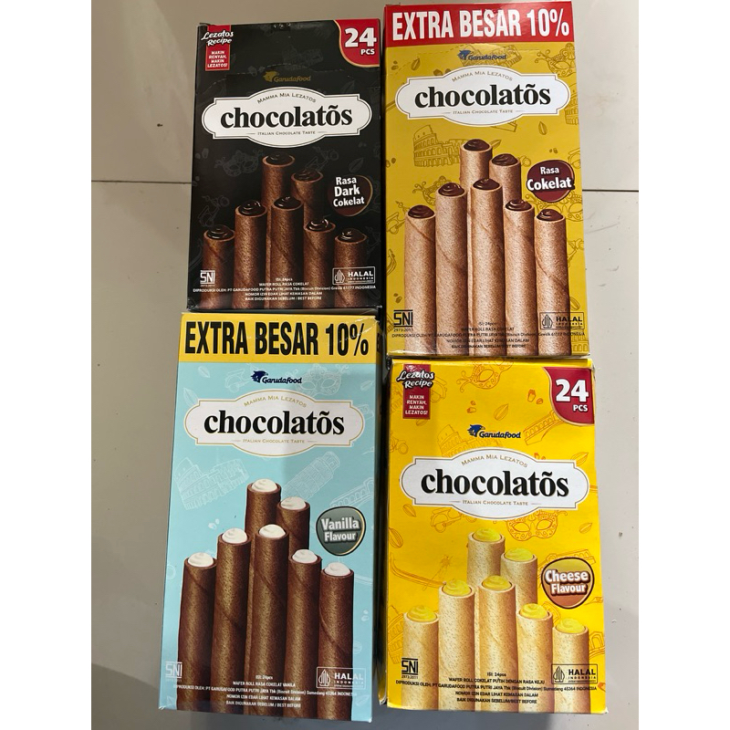 

CHOCOLATOS WAFER ROLL EXTRA BESAR