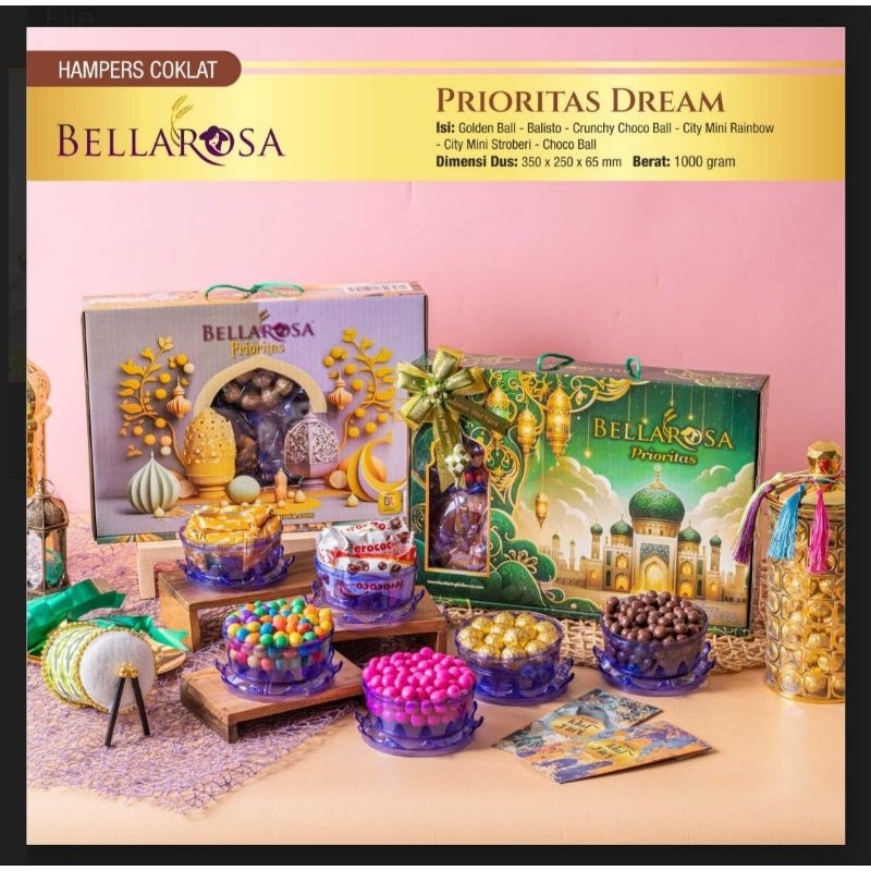 

BELLAROSA PAKET PRIORITAS DREAM KUE KERING HAMPERS PARCEL KUE LEBARAN
