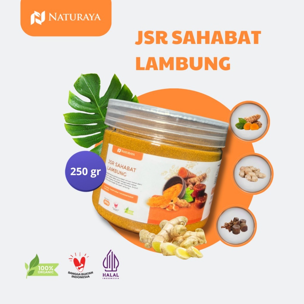 

Herbal Asam Lambung/Maag/Gerd Paling Ampuh Ekstrak Kunyit Temulawak - Naturaya JSR 250gr | Original 100% dari Bahan Alami