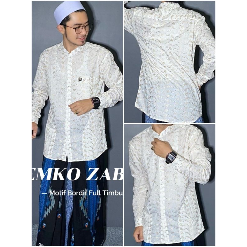 kemko Brukat Zabeer Full Bordir Mewah Elegant