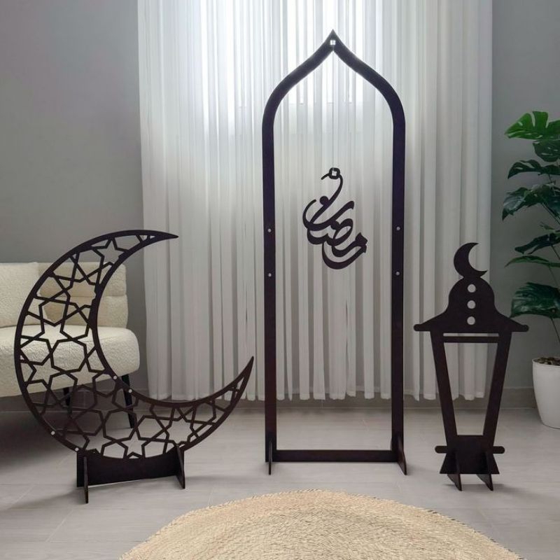 Ornamen Musholla, Ornamen Mihrab, Ornamen Islami, Ornamen Ramadhan, Ornamen PVC Cutting, Dekorasi Mi