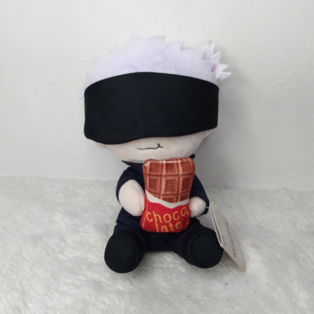 ORIGINAL GOJO SATORU DOLL BONEKA PLUSH CUSHION HAGUHAGU JUJUTSU KAISEN JJK SEASON 1 WITH TAG