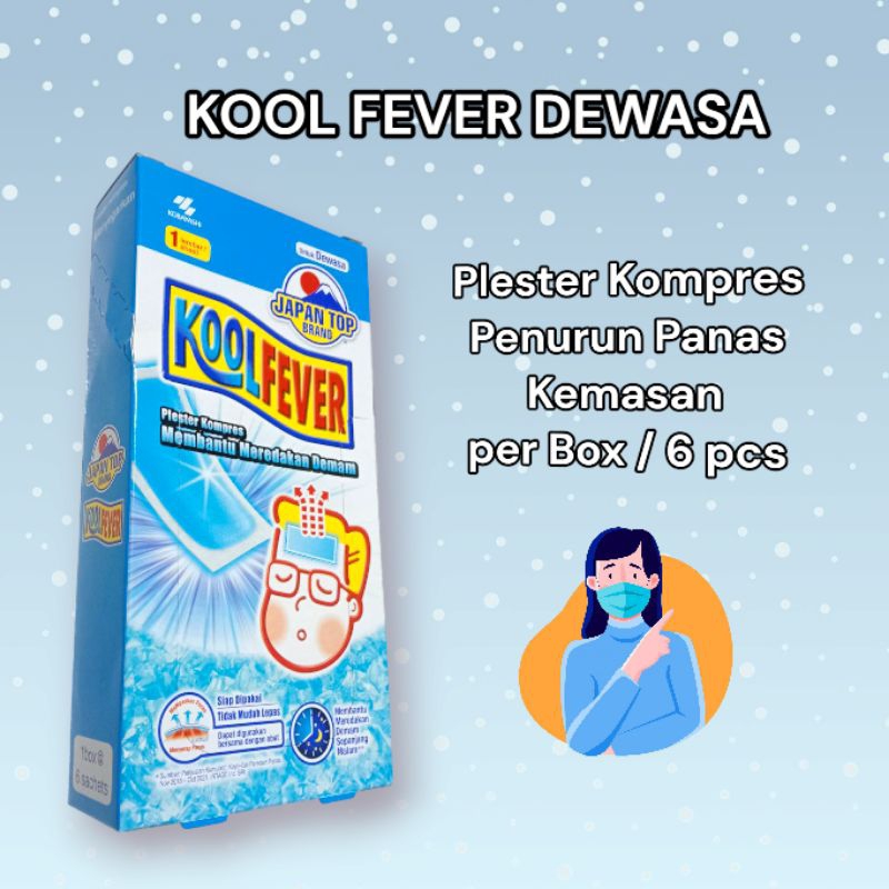 Per Box Kool Fever Adult Kool Fever Dewasa