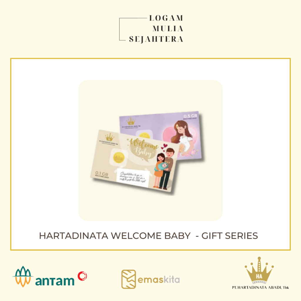 LOGAM MULIA HARTADINATA WELCOME BABY COKLAT - GIFT SERIES