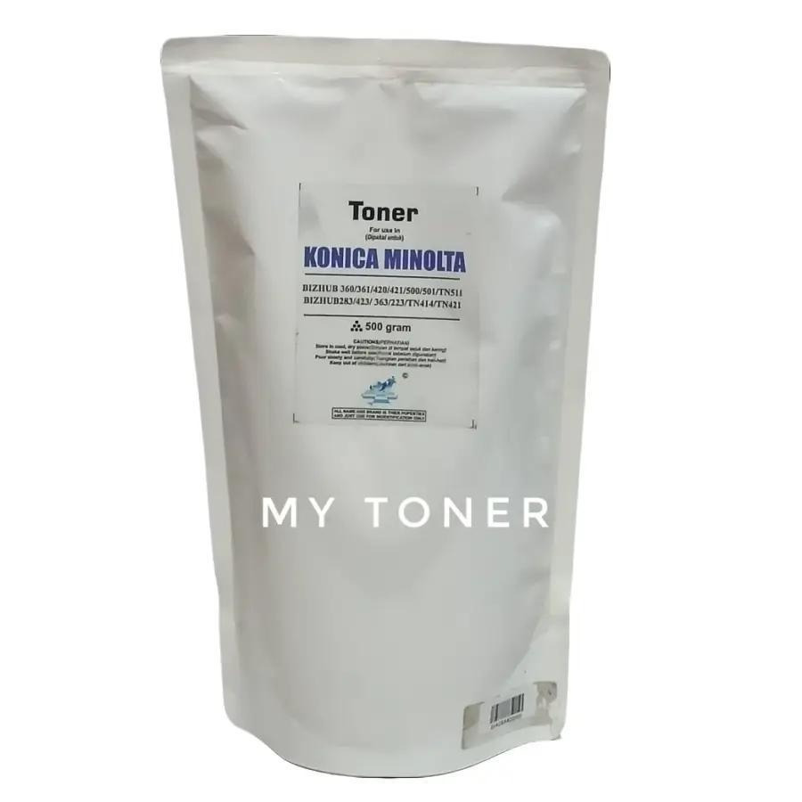 Serbuk Toner Bizhub 360 361 420 421 500 501 TN551 Bizhub 283 363 223 TN414 TN421 TN-516 458e 558 658