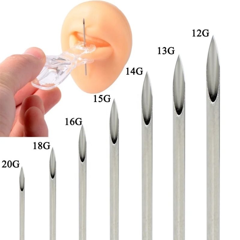 JARUM TINDIK STAINLESS / JARUM TINDIK  STEARIL STAINLESS / JARUM STAINLESS / NEDDLE PIERCING STAINLE