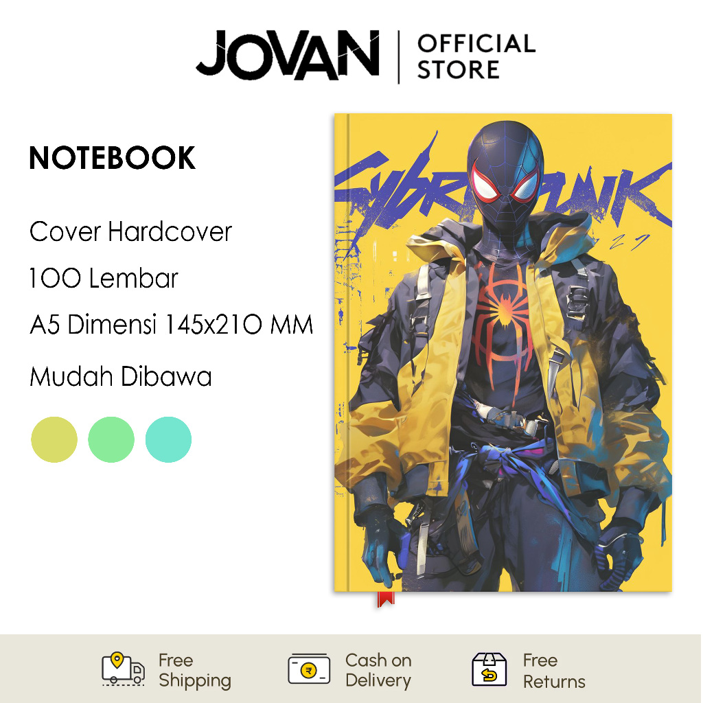 

Notebook Hardcover Custom Spider-Man 7 Buku Tulis Catatan Note Agenda Planner Jurnal Diary Notebook Anime