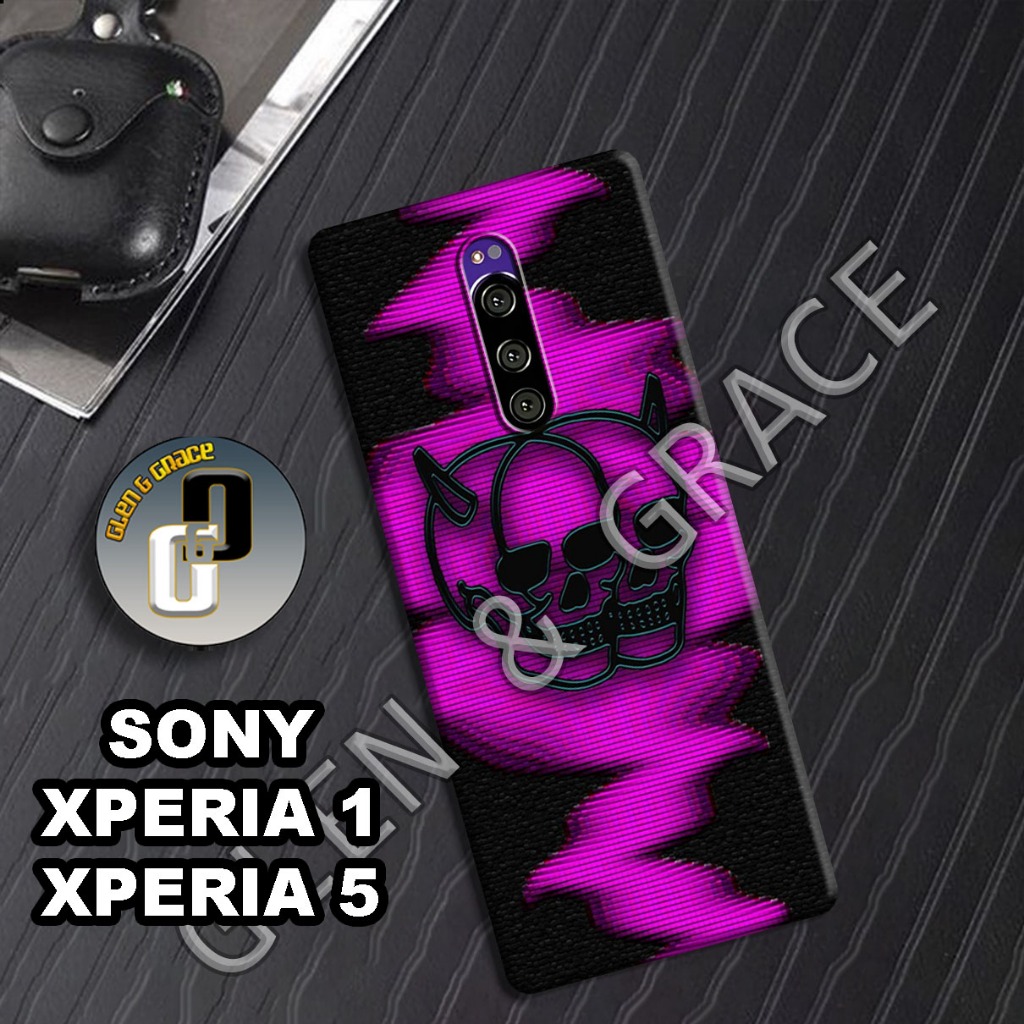G9 - Case SONY XPERIA 1 - Bahan karet lentur - Motif CYBERPUNK - Softcase SONY XPERIA 5 - Silikon le