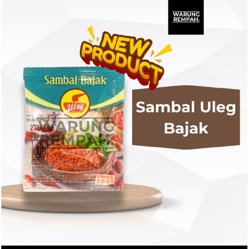 SAMBEL ULEG SAMBAL BAJAK isi 10 sachet