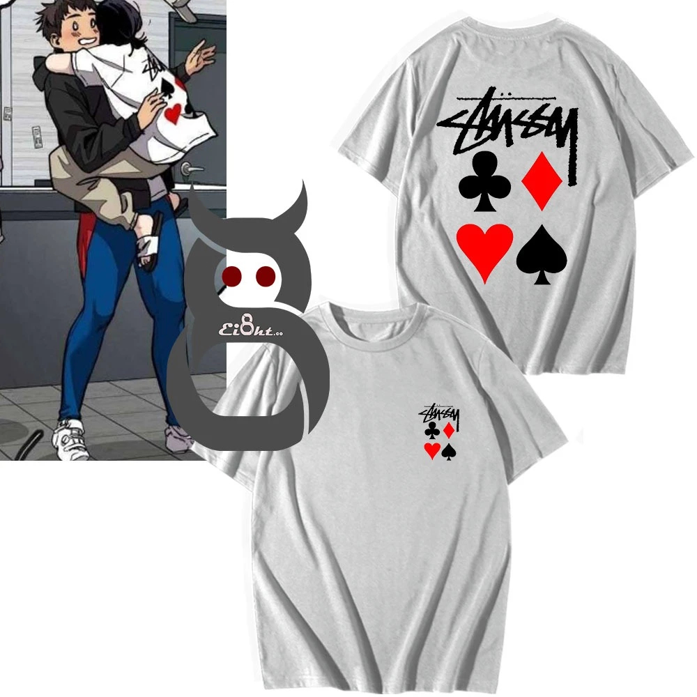 Baju Kaos Stussy X Poker Heri June WindBreaker Sabbath Humming Bird