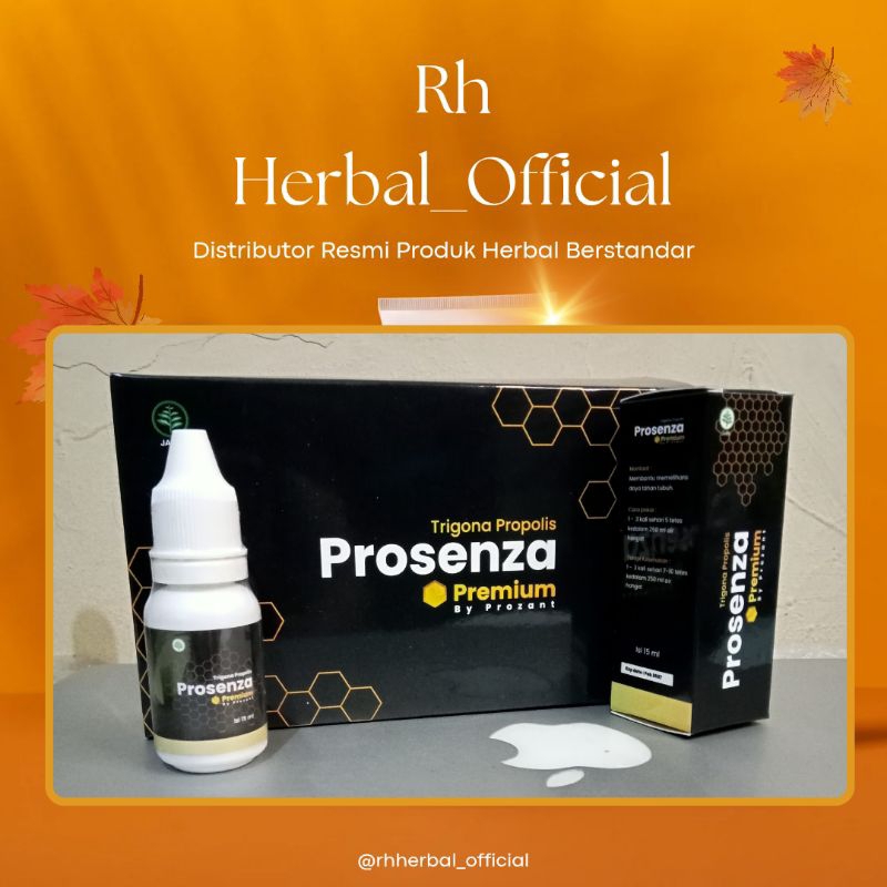 Prosenza Premium 1 box isi 5 botol/Propolis prosenza/Propolis alkaline/Propolis suplemen daya tahan 