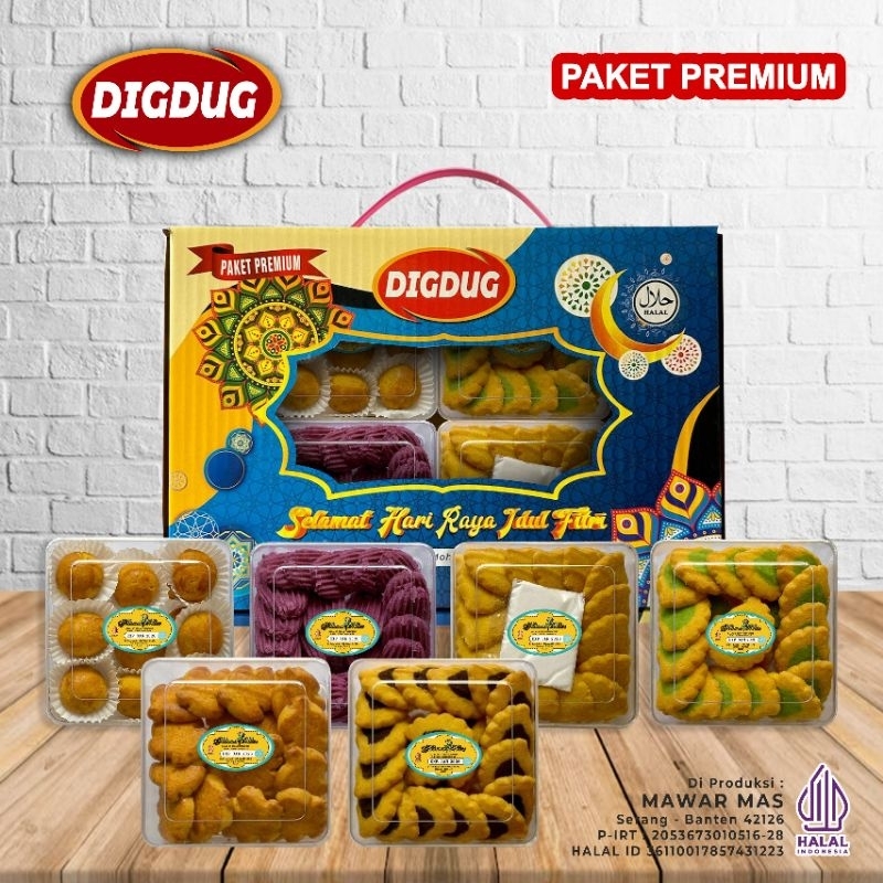 

Kue Lebaran 1 Paket 6 Toples Merk Dig Dug paket premium