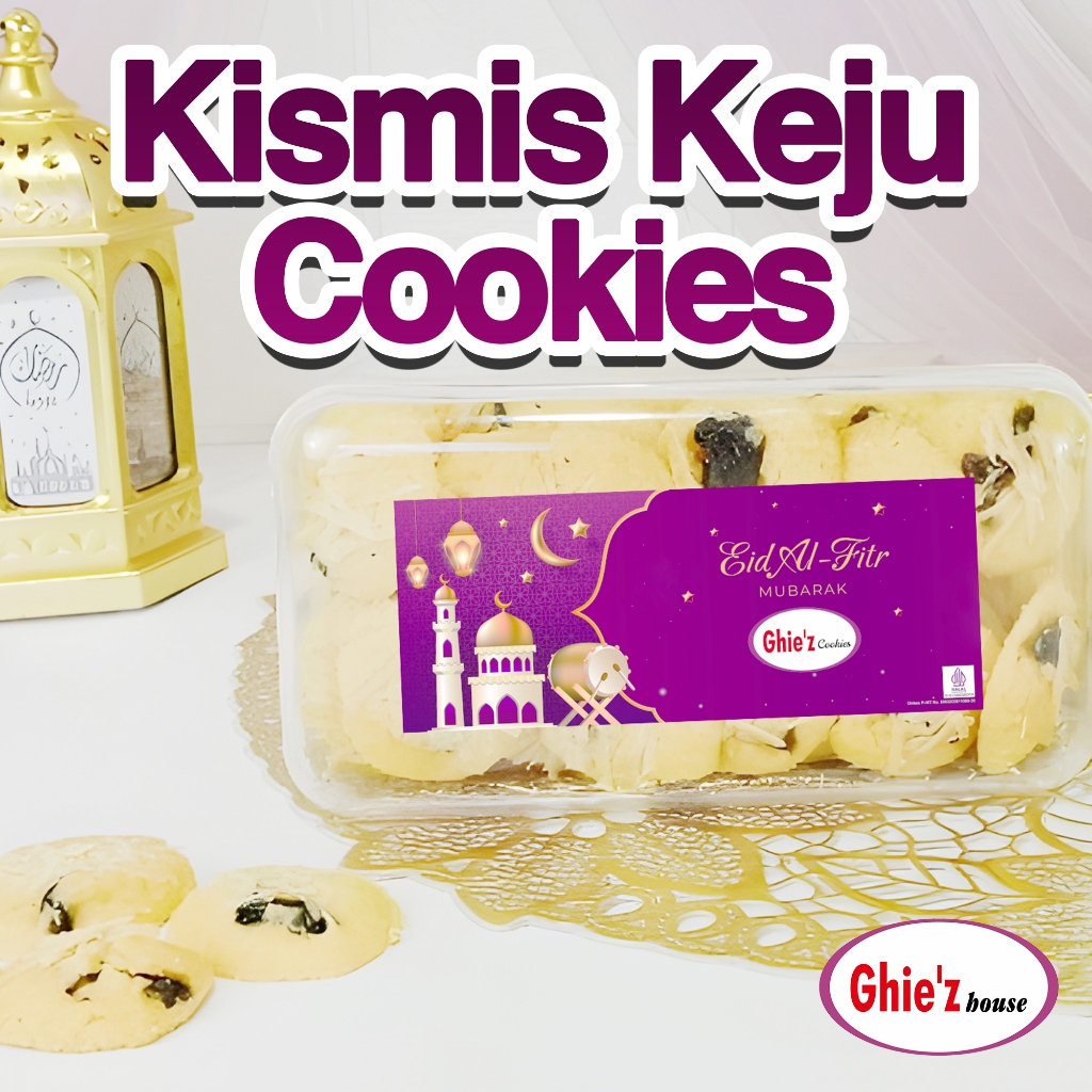 

Kue Kismis Keju | Raisins Cheese Cookies | Cookies Kismis Keju | Kue Lebaran | Ghiez House