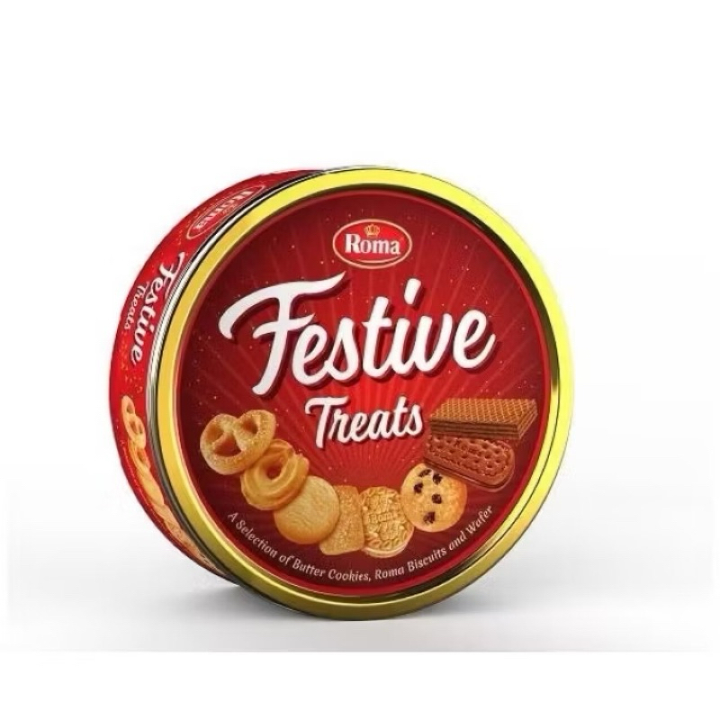 

(Siap Kirim) Roma Festive Treats Kaleng 240gr