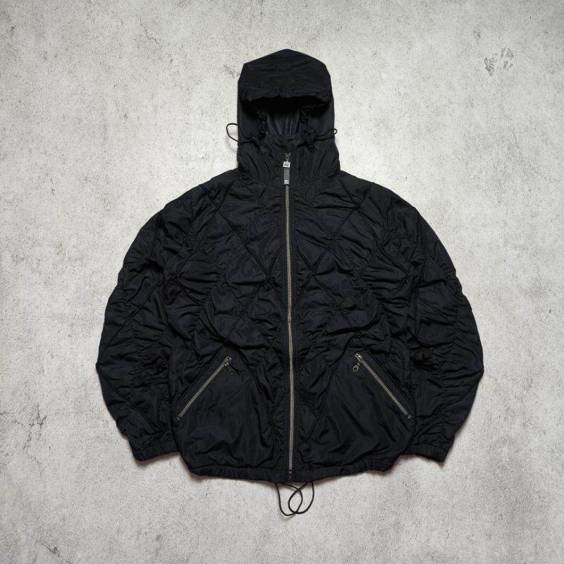 Marithe Francois Girbaud black structural archive jacket