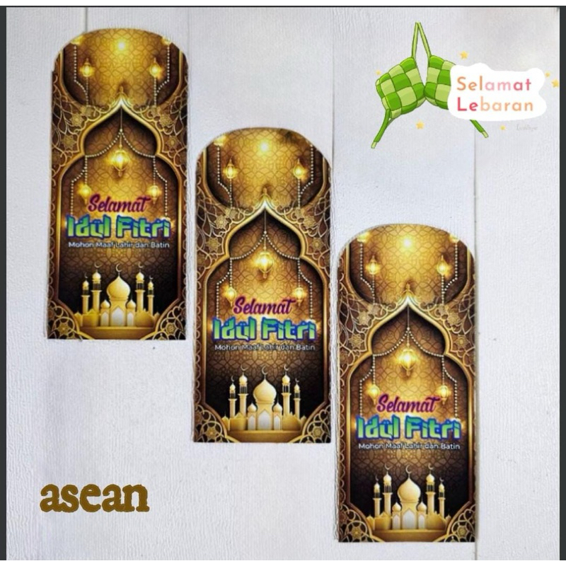 

Amplop Lebaran Panjang isi 50 Lembar Motif Masjid / Angpao Thr Idul Fitri Hari Raya 1 pack isi 100 lembar uk 18,5 x 7,5 Terbaru