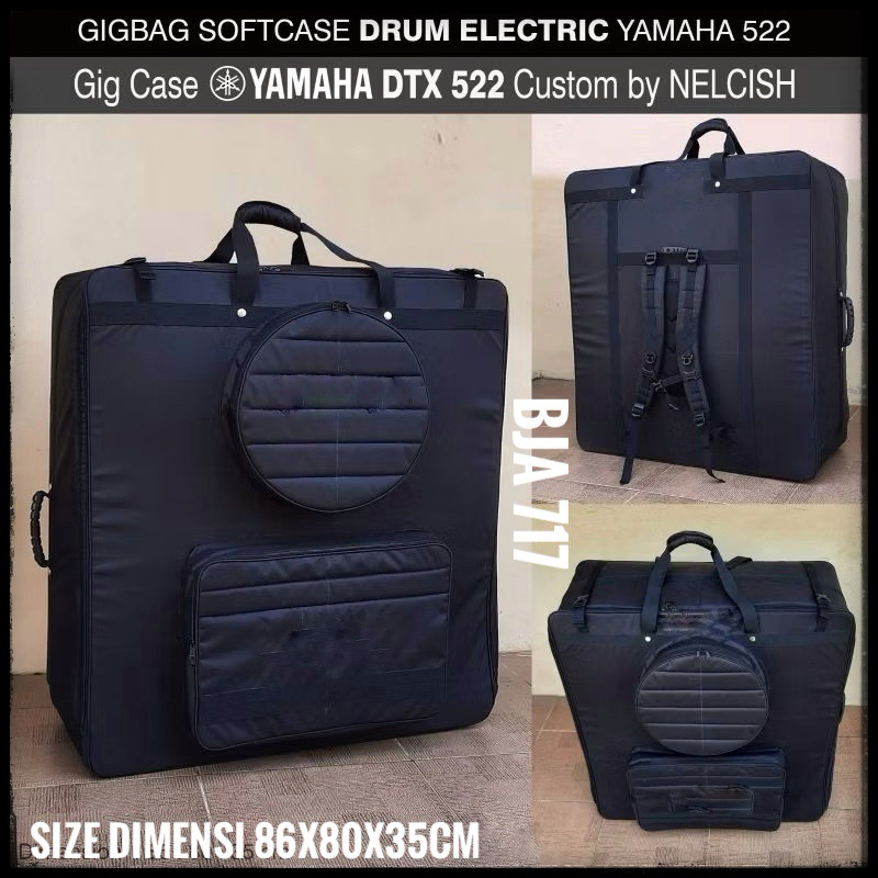 SOFTCASE GIGBAG DRUM ELEKTRIK YAMAHA 452 DRUMPAD /TAS GIGBAH DRUM ELEKTRIK