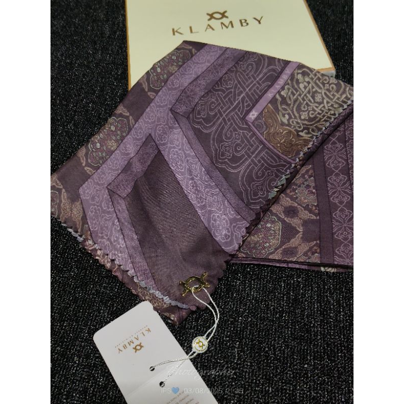 WEARING KLAMBY SCARF