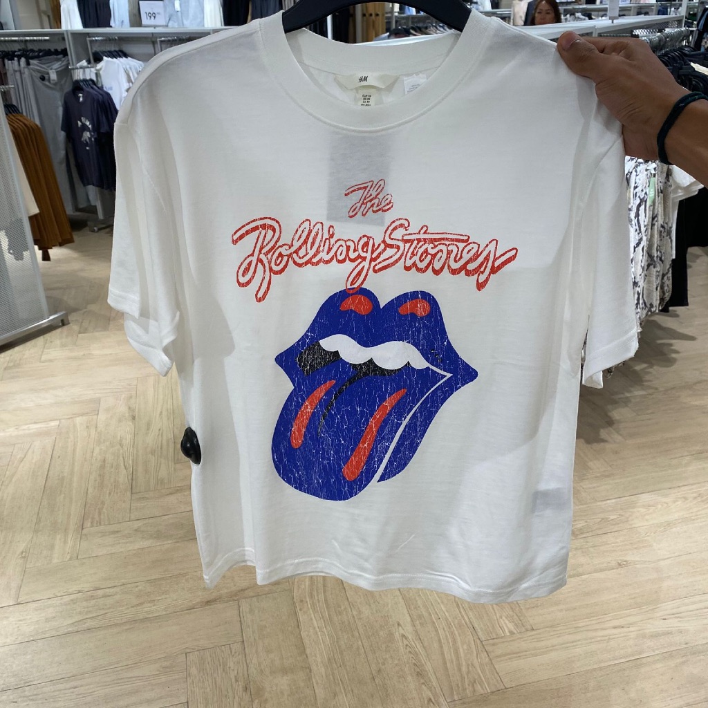 Jastip. Tshirt H&M X Rolling Stones (Woman)
