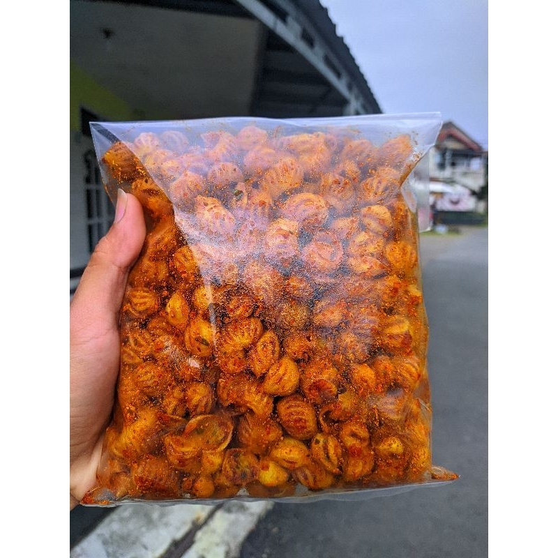 

Makaroni Kerang Gurih Pedas Daun Jeruk 250g, 500g, 1kg