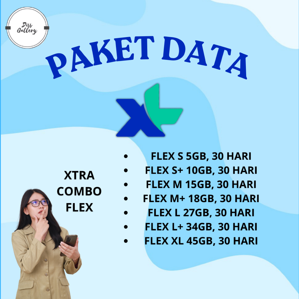 [Surabaya Only] XL Paket Internet XL Xtra Combo Flex Paketan Murah