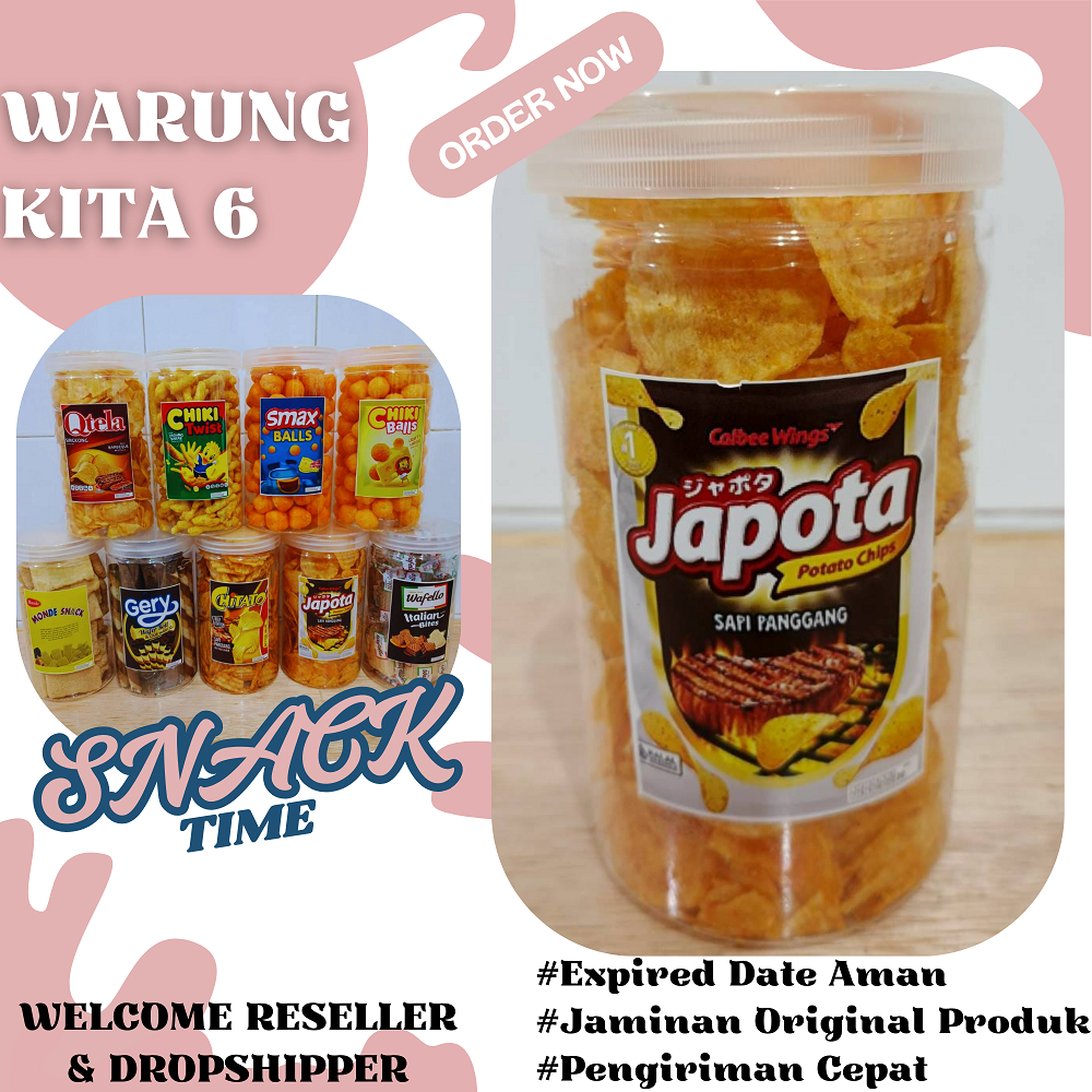 

WARUNGKITA6 - Termurah! Snack Japota Sapi Panggang Repacking Toples 1000ml / 600ml