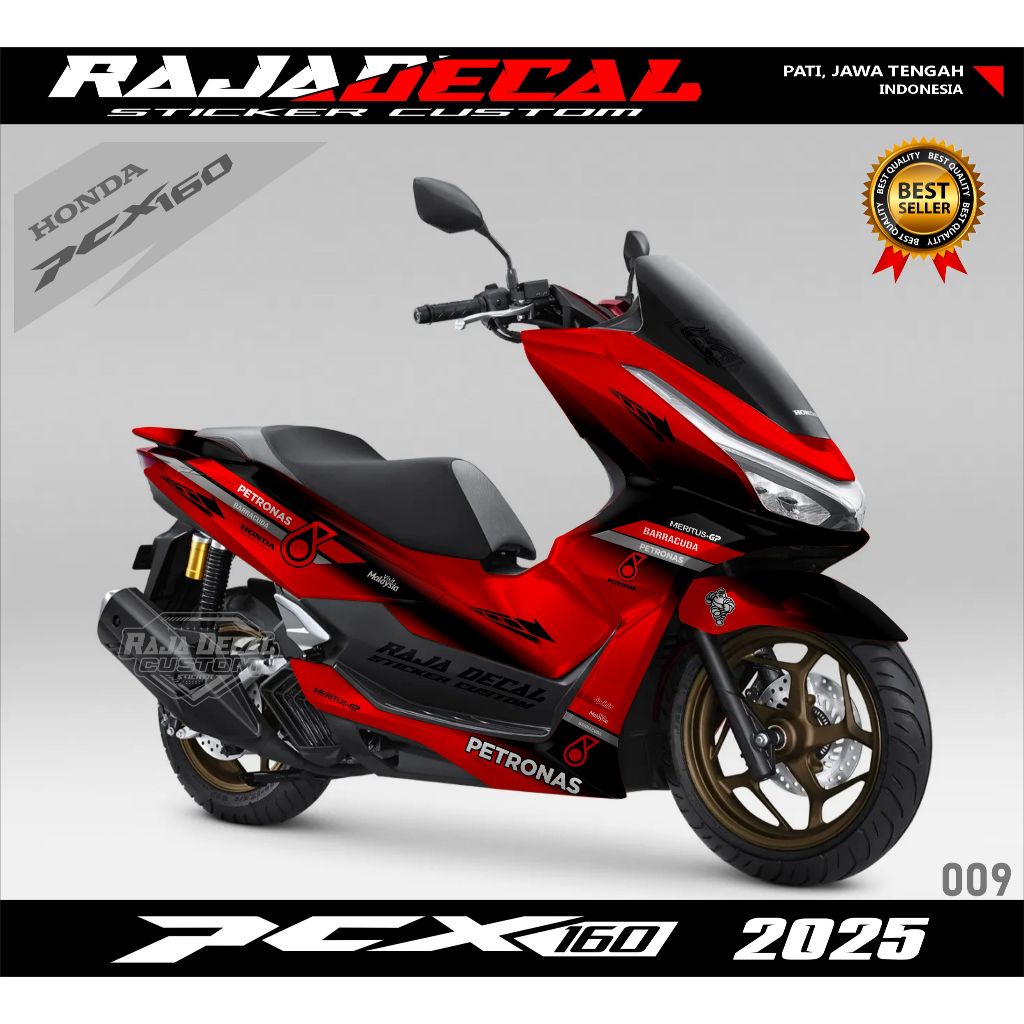 Sticker Decal FullBody Honda PCX 160 RoadSync 2025 Decal Sticker Full Body PCX 160 2025 Limited Edit